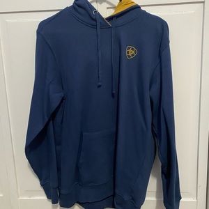 Ariat blue hoodie, Size Medium